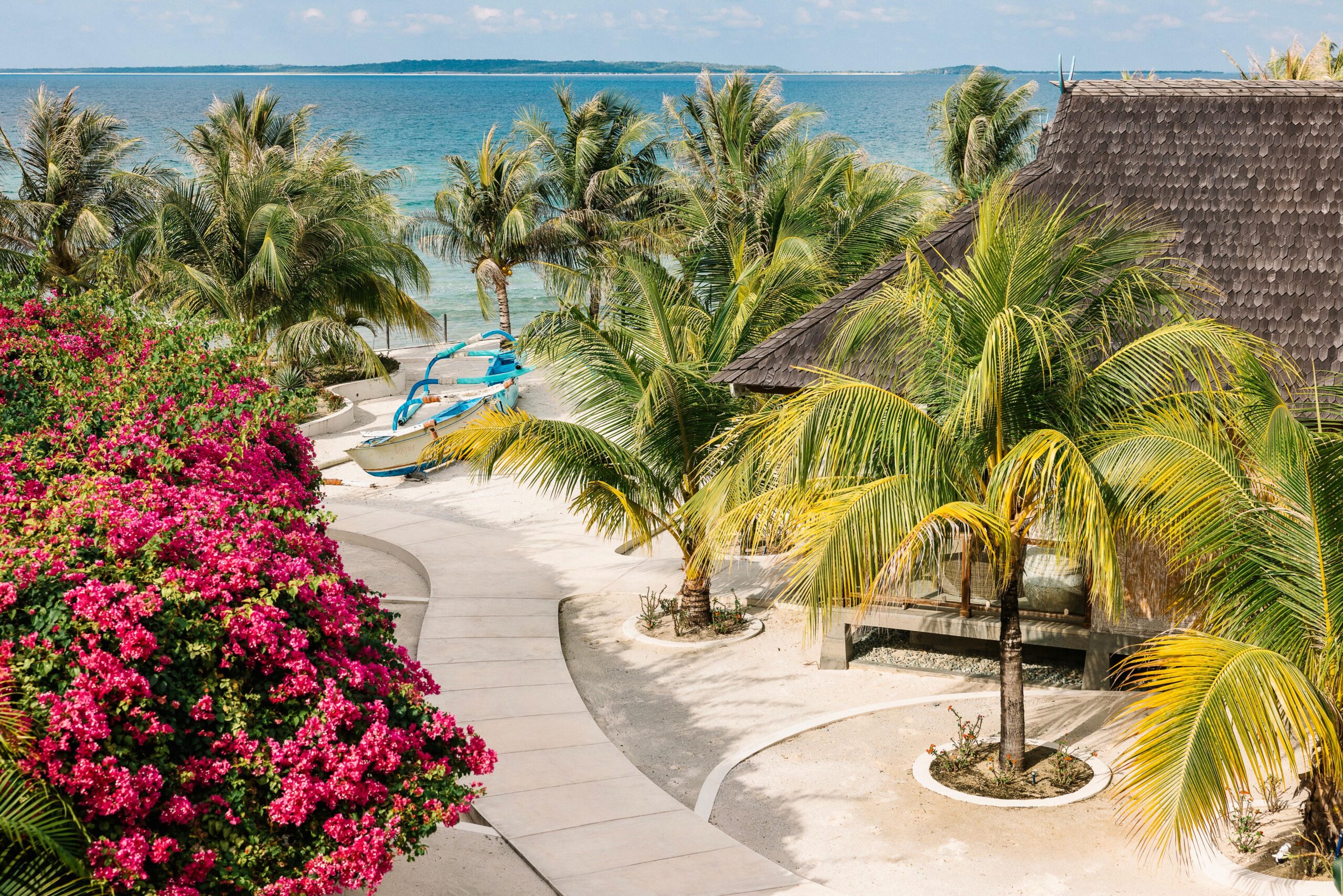 Beautiful garden views from the Terraces at Eliana Resort 