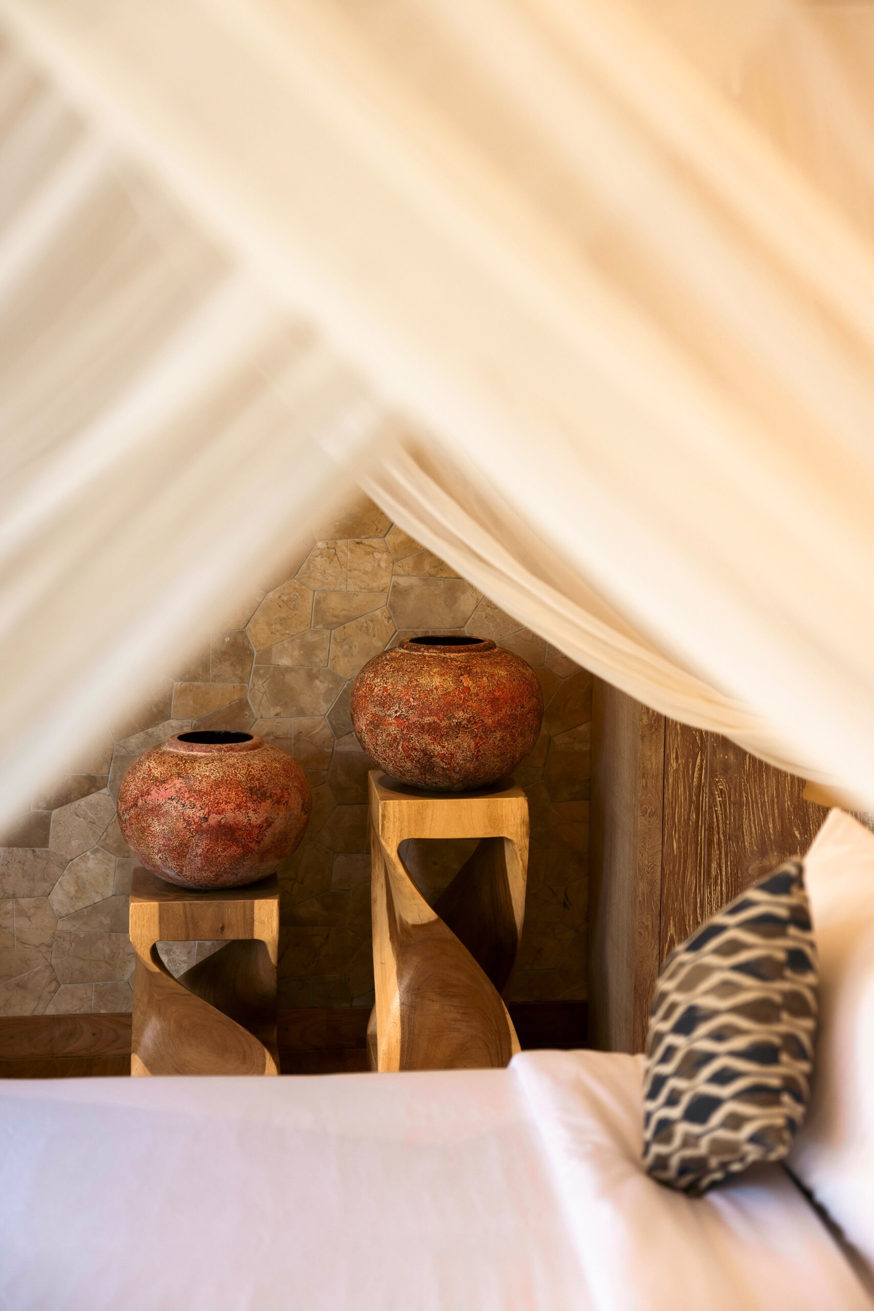 Bed Decoration details at Royal Suite